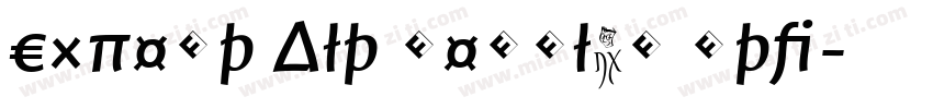 Expert Alt Regular otf字体转换